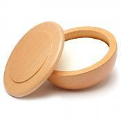 Beechwood Shaving Bowl with Lavender Soap Beechwood Shaving Bowl with Lavender Soap
