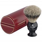 Kent BLK4 Silver Tip Badger Shaving Brush (Black) Kent BLK4 Silver Tip Badger Shaving Brush (Black)
