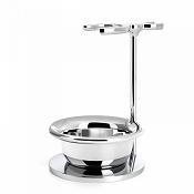 Muhle Chrome Plated Brush and Razor Stand with Bowl Muhle Chrome Plated Brush and Razor Stand with Bowl