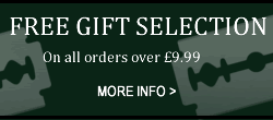 Free gift selection at The Shaving Shack